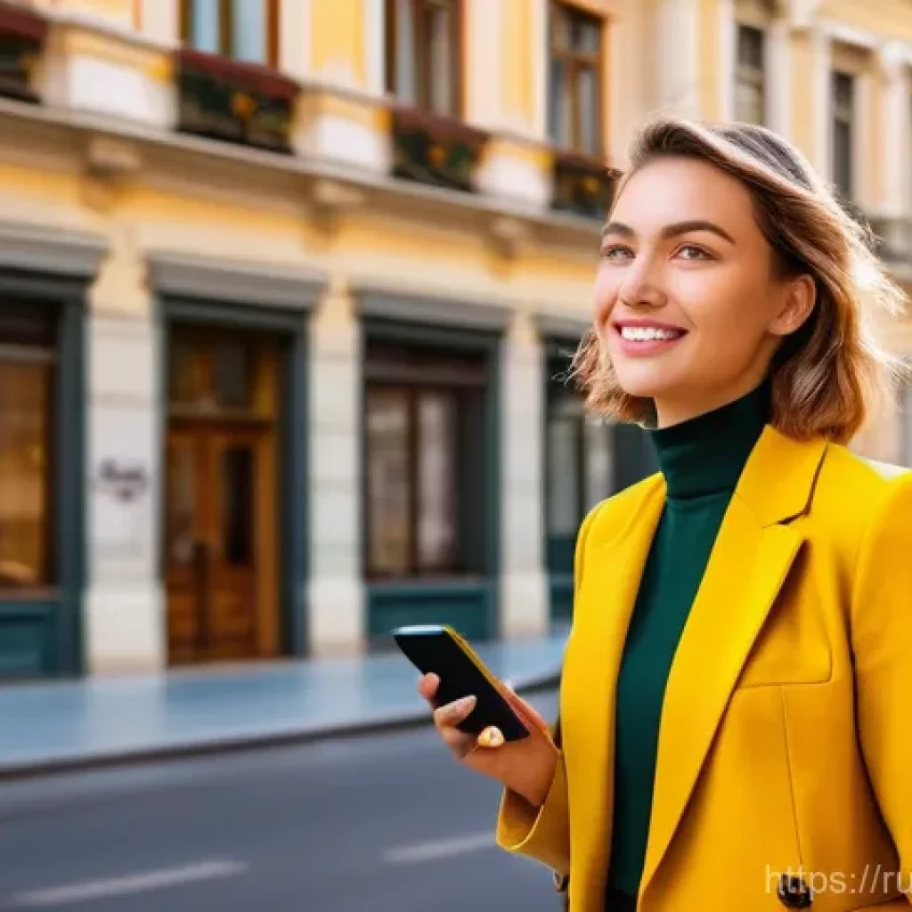 헝가리 택시 이용법 - **Prompt 1: Modern City Convenience with Ride-Hailing App**
"A young, stylish woman in her late ...